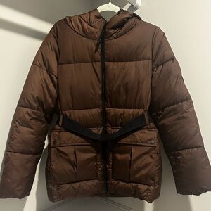 Tala Puffer Coat with Belt